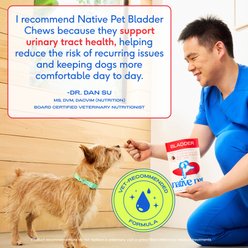 Native Pet Cranberry Bladder Chews Kidney & Urinary Supplement for Dogs, 120 count slide 2 of 7