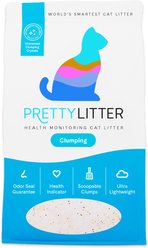 PrettyLitter Clumping Health Monitoring Cat Litter, Unscented, 10-lb bag