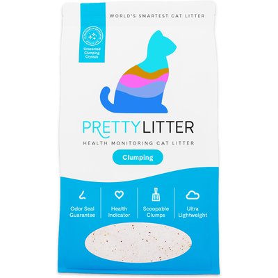 PrettyLitter PrettyLitter Clumping Health Monitoring Cat Litter, Unscented, 10-lb bag
