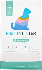 PrettyLitter Health Monitoring Cat Litter, Calm Aloe Scented, 8-lb bag