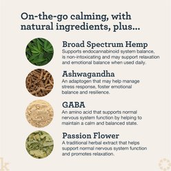 Kradle Bliss Bar Peanut Butter Flavored Soft Bite Calming Broad Spectrum Hemp Extract Health Supplement for Dogs, 6 count slide 2 of 9