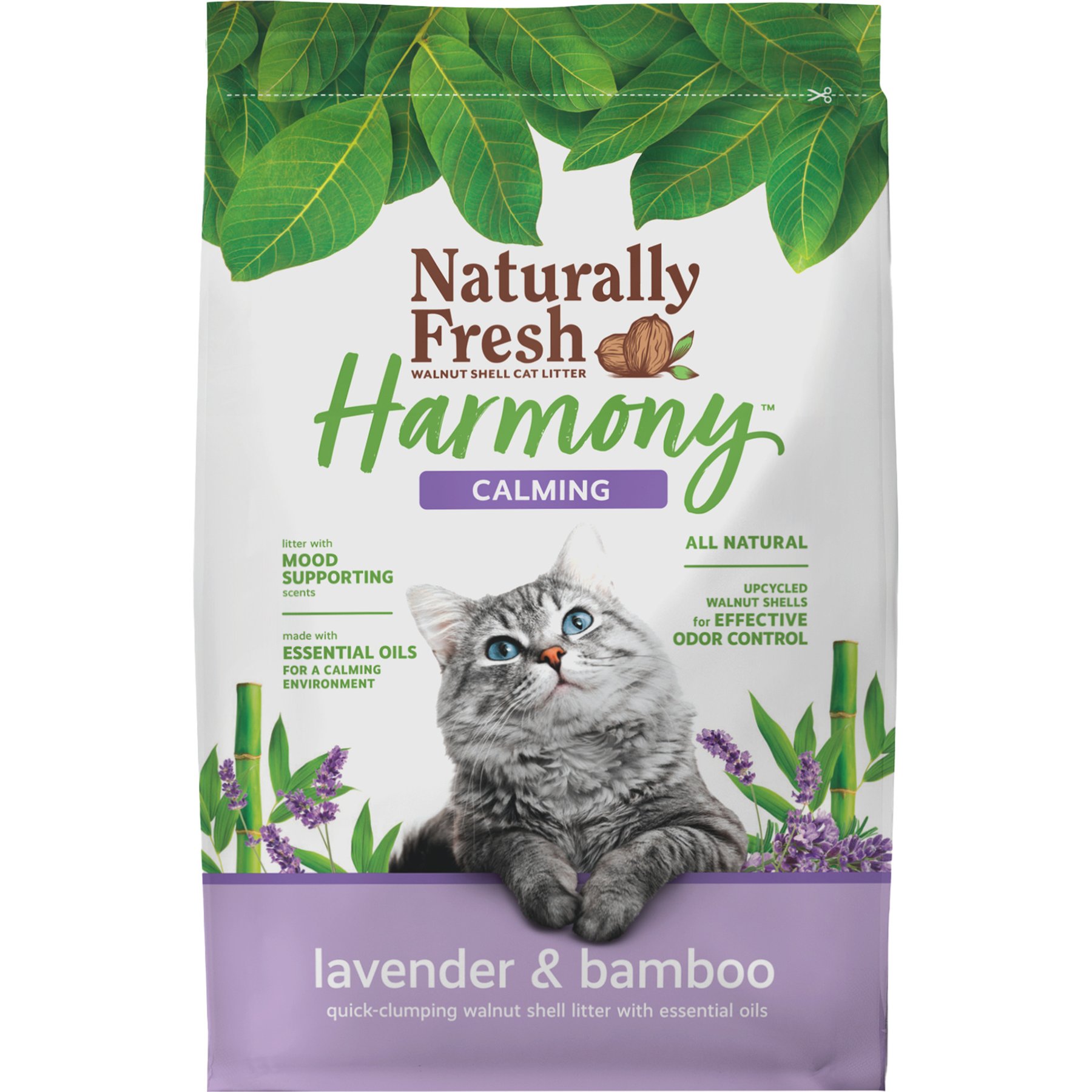 Naturally Fresh Harmony Lavender & Bamboo Scented Clumping Cat Litter, 14-lb bag