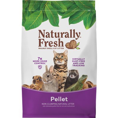 Naturally Fresh Naturally Fresh Pellet Unscented Non-Clumping Walnut Cat Litter, 20-lb bundle