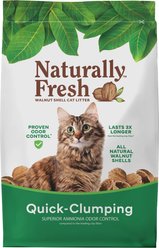 Naturally Fresh Unscented Clumping Walnut Cat Litter, 26-lb bag