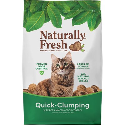 Naturally Fresh Naturally Fresh Unscented Clumping Walnut Cat Litter, 26-lb bag