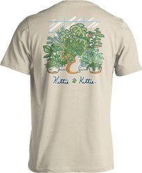 KITTIE KITTIE Greenhouse Kittie Adult Short Sleeve Tee, Natural, Small slide 1 of 2