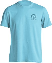 PUPPIE LOVE Beach Cruiser Pup Adult Short Sleeve Tee, Sky Blue, X-Large slide 2 of 2
