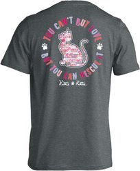 KITTIE KITTIE You Can't Buy Love Kittie Adult Short Sleeve Tee, Dark Heather, Small