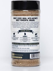 The Raw Butcher Nutrient Topper All Beef Liver, Kidney, Heart Freeze-Dried Dog Food Topper, 4.5-oz shaker slide 2 of 4