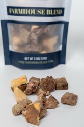 The Raw Butcher Farmhouse Blend Pork Heart, Beef Liver, Sweet Potato & Turkey Gizzards Freeze-Dried Dog Treats, 2.5-oz pouch slide 2 of 6