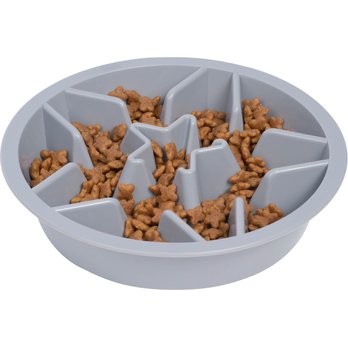 best no spill cat water bowl Katziela No Spill Dog & Cat Water Bowl, 35-oz, White, Medium