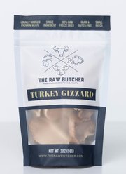 The Raw Butcher Turkey Gizzard Freeze-Dried Dog Treats, 2-oz pouch