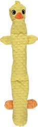 Spike & Stella Duck Stuffless Plush with Squeaker Dog Toy