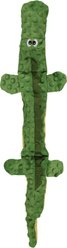 Spike & Stella Alligator Stuffless Plush with Squeaker Dog Toy
