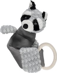 Spike & Stella Racoon Plush with Rope Dog Toy slide 2 of 3