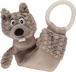 Spike & Stella Beaver Plush with Rope Dog Toy slide 2 of 3