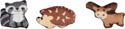Cudlie Creatures Hedgehog Racoon Moose Dog Chew Toy, 3 count slide 2 of 2