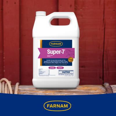Show full view: Farnam Equicare Flysect Super-7 Repellent Horse Insect Spray, 128-oz jar slide 8 of 9