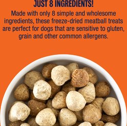 Muenster Meatball Pumpkin Spice Limited Ingredient Diet Freeze-Dried Dog Treats, 4-oz bag slide 2 of 8