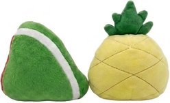 Spike & Stella Watermelon & Pineapple Dog Chew Toy, 2 count slide 2 of 2