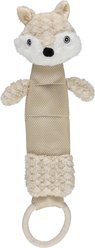 Spike & Stella Fox Plush with Rope Dog Toy