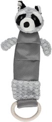 Spike & Stella Racoon Plush with Rope Dog Toy slide 1 of 3