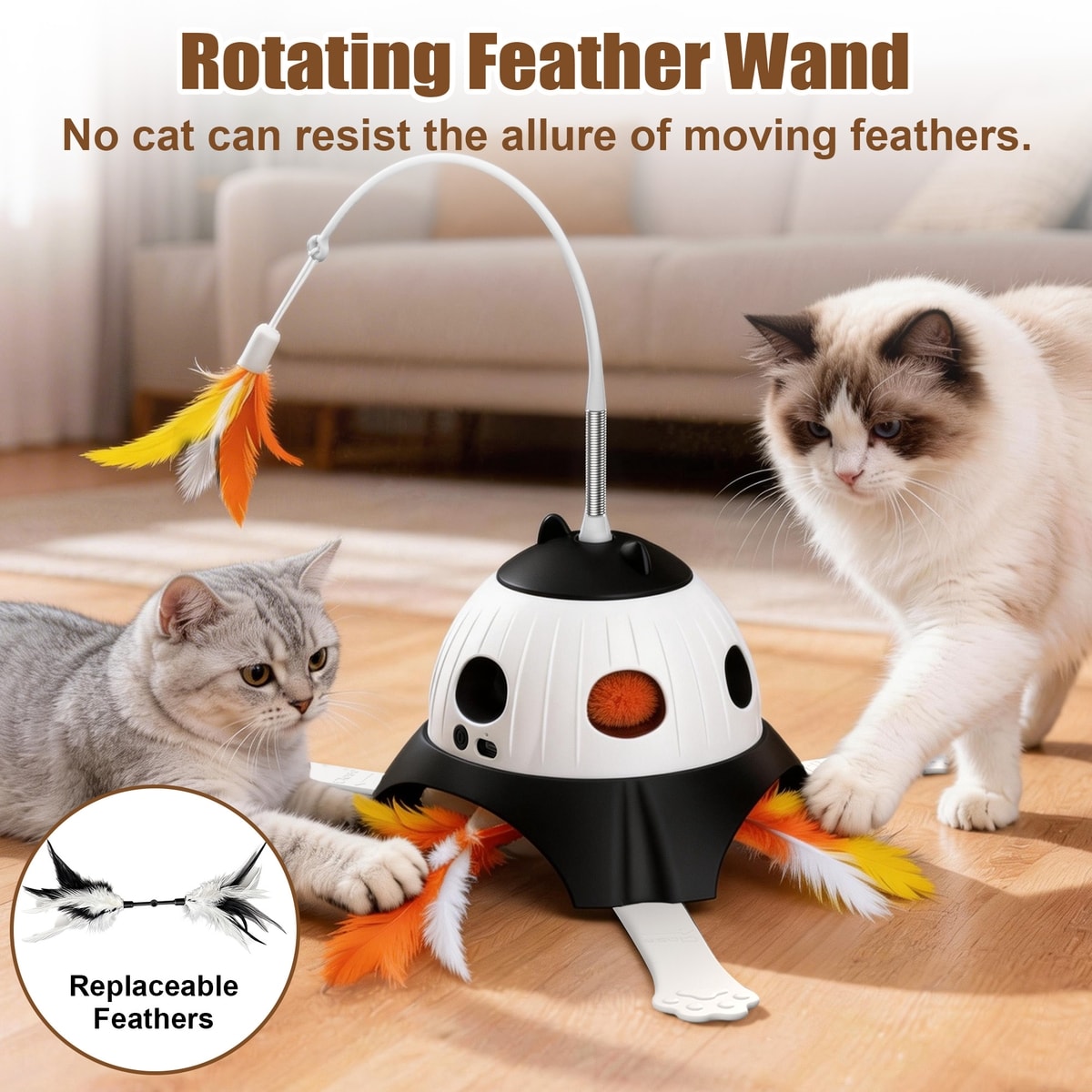 Out of Stock - CASFUY 3-in-1 Interactive Whack-a-Mole & Rotating ...
