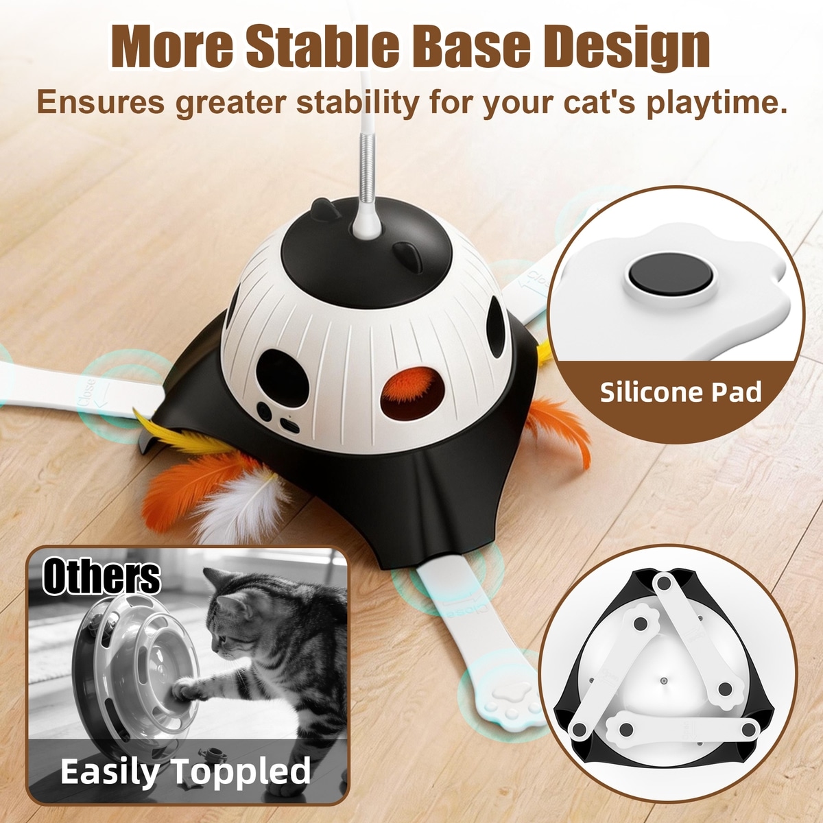 Out of Stock - CASFUY 3-in-1 Interactive Whack-a-Mole & Rotating ...