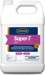 Farnam Equicare Flysect Super-7 Repellent Horse Insect Spray, 128-oz jar