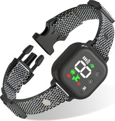 LvLrister B776 Smart Barking Control Waterproof Automatic Training Dog Collar, Black, 8 to 25-in neck, 3/4-in wide
