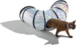 Wild One Lunar Cat Tunnel Toy, Silver