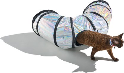 Wild One Lunar Cat Tunnel Toy, Silver