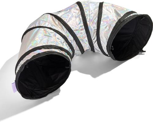 Show full view: Wild One Lunar Cat Tunnel Toy, Silver slide 2 of 5