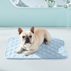 AIPERRO Cool Pet Pad Cooling Bolster Dog Crate Mat, Blue, Small slide 1 of 8