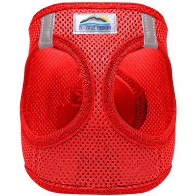 Doggie Design Doggie Design American River Solid Ultra Choke Free Dog Harness, Red, XX-Large: 24 to 27-in chest