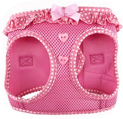 Doggie Design American River Polka Dot Collection Choke Free Dog Harness, Pink Polka Dot, Medium: 16 to 19-in chest slide 1 of 5