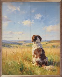 Kendrick Sunny Day English Springer Spaniel Sign, 32 x 40-in