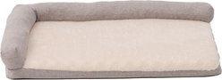 Territory Lounger Orthopedic Furniture Style Dog Bed, Khaki, Medium: 30 x 20-in