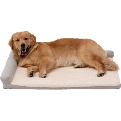 Territory Territory Lounger Orthopedic Furniture Style Dog Bed, Khaki, X-Large: 40 x 32-in