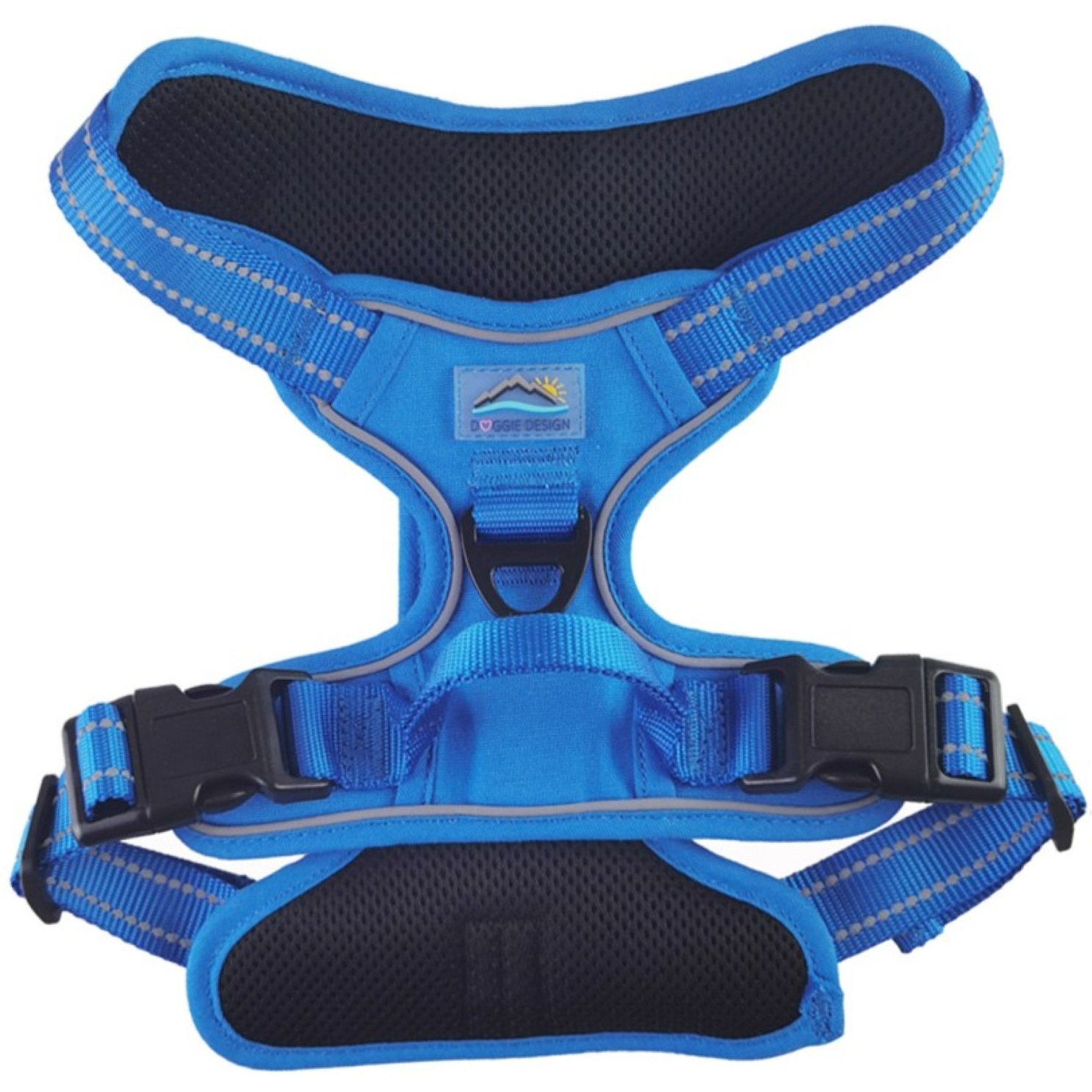 Doggie Design Venture Paw Pull Control Dog Harness, Mountain Lake, X-Small: 10.5 to 16-in chest