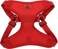 Doggie Design Wrap & Snap Choke Free Dog Harness, Flame Red, Small: 13.75 to 17-in chest