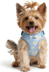Doggie Design Wrap & Snap Choke Free Blue Daisy Dog Harness, Large: 20 to 26 inchers slide 2 of 6
