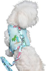 Doggie Design Cool Mesh Surfboards & Palms Dog Harness & Leash, Large: 19 to 21-in chest slide 2 of 4