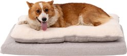 Territory Orthopedic Pillow Top Dog Bed, Khaki, Medium: 30 x 19-in