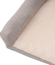 Territory Lounger Orthopedic Furniture Style Dog Bed, Khaki, Medium: 30 x 20-in slide 2 of 7
