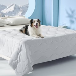 AIPERRO Soft Cooling Dog Blanket, Grey, XX-Large