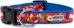The Worthy Dog Tools Adjustable Dog Collar, Red, X-Large: 17 to 23-in neck, 1-in wide slide 2 of 3