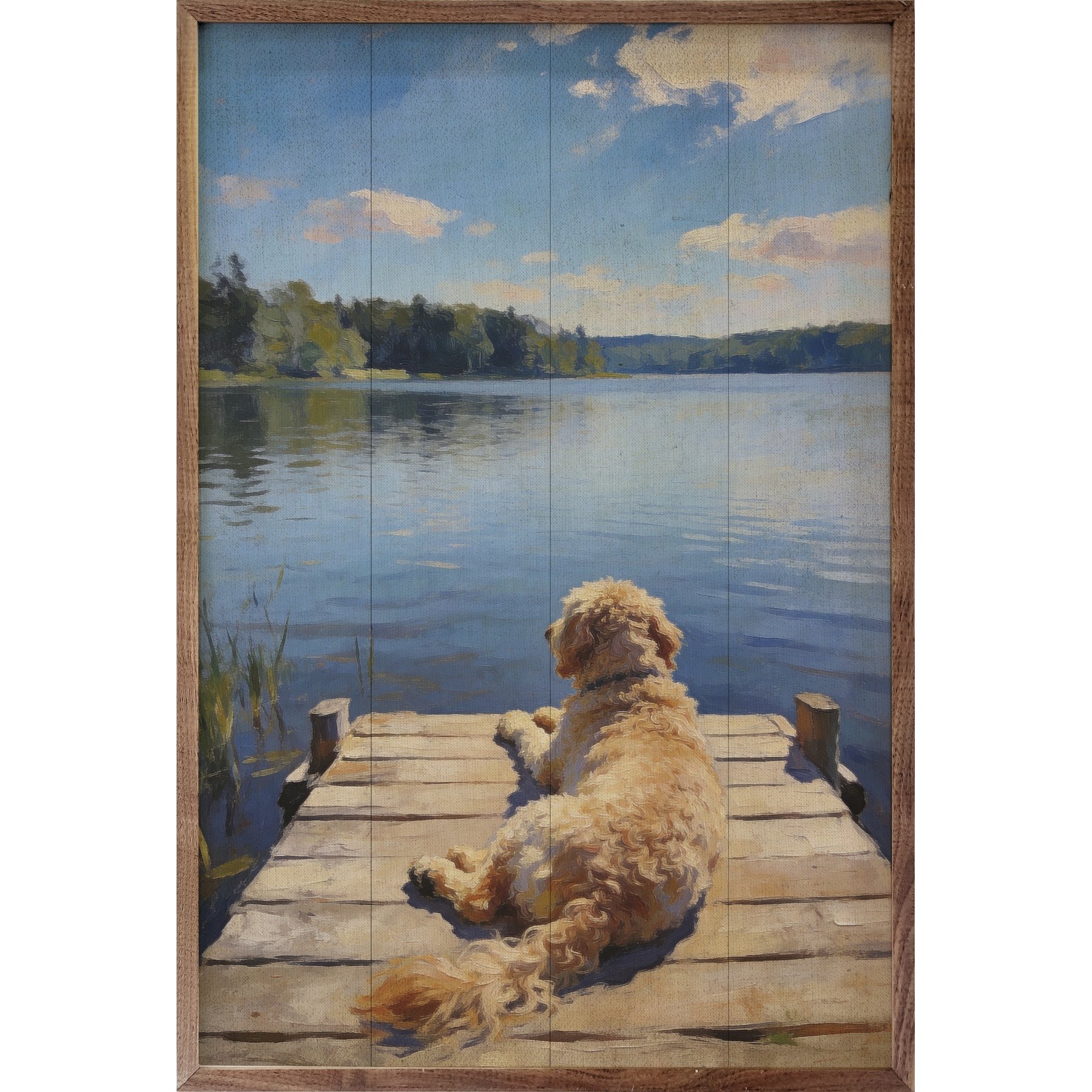 Kendrick Lakeside Goldendoodle Sign, 24 x 36-in