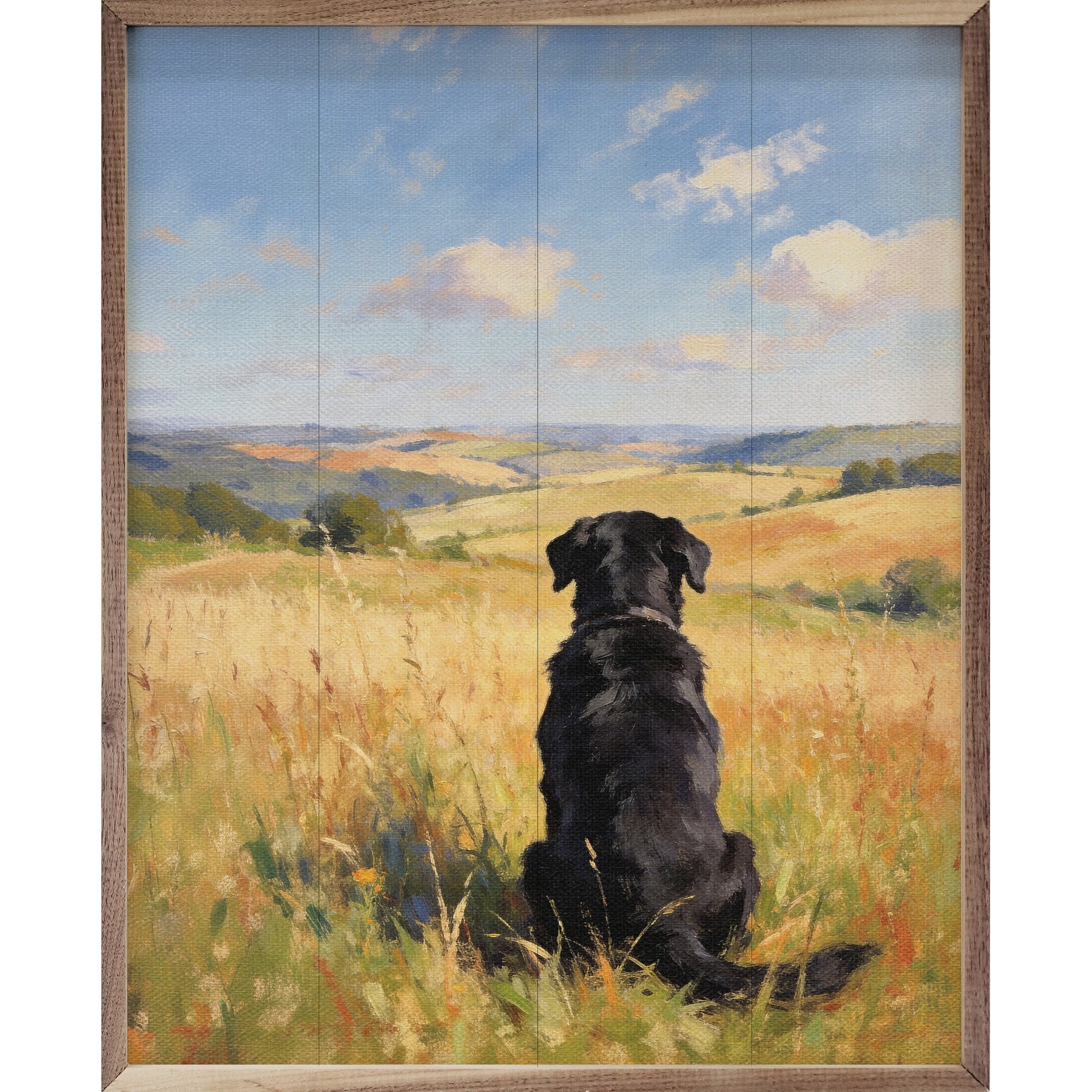 Kendrick Sunny Day Black Labs Sign, 32 x 40-in