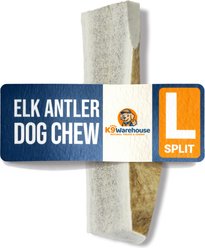 K9warehouse Elk Antlers Large Split Dog Chew Treat, 1 count